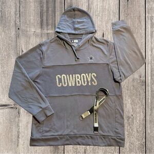 THRASHED Dallas Cowboys Distressed Hoodie + BONUS Lanyard | Vintage Aesthetic